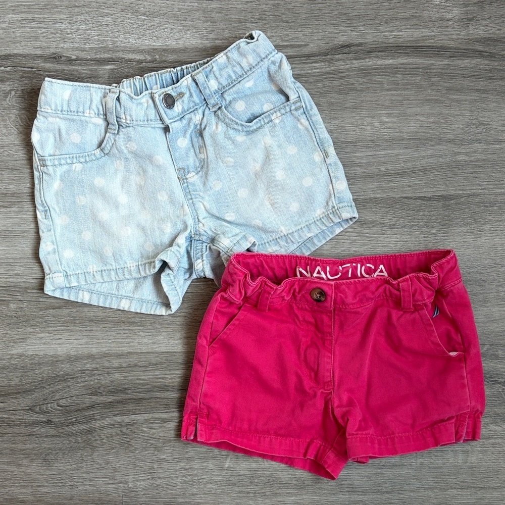 OshKosh B'gosh/Nautica girls denim shorts